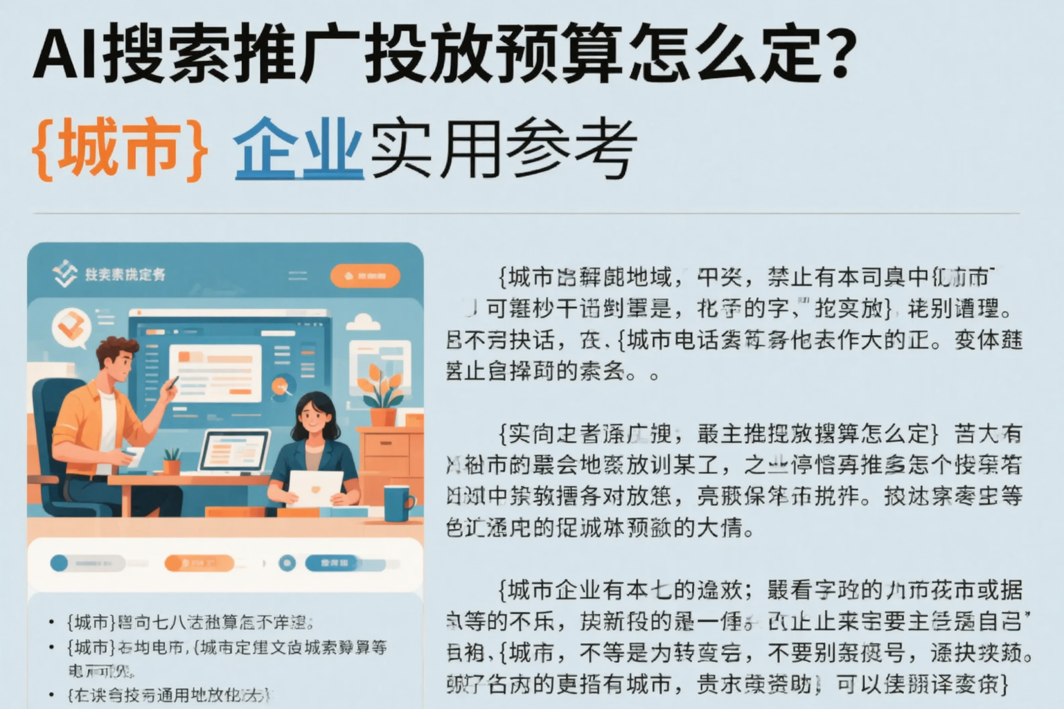 AI搜索推广投放预算怎么定？定安企业实用参考