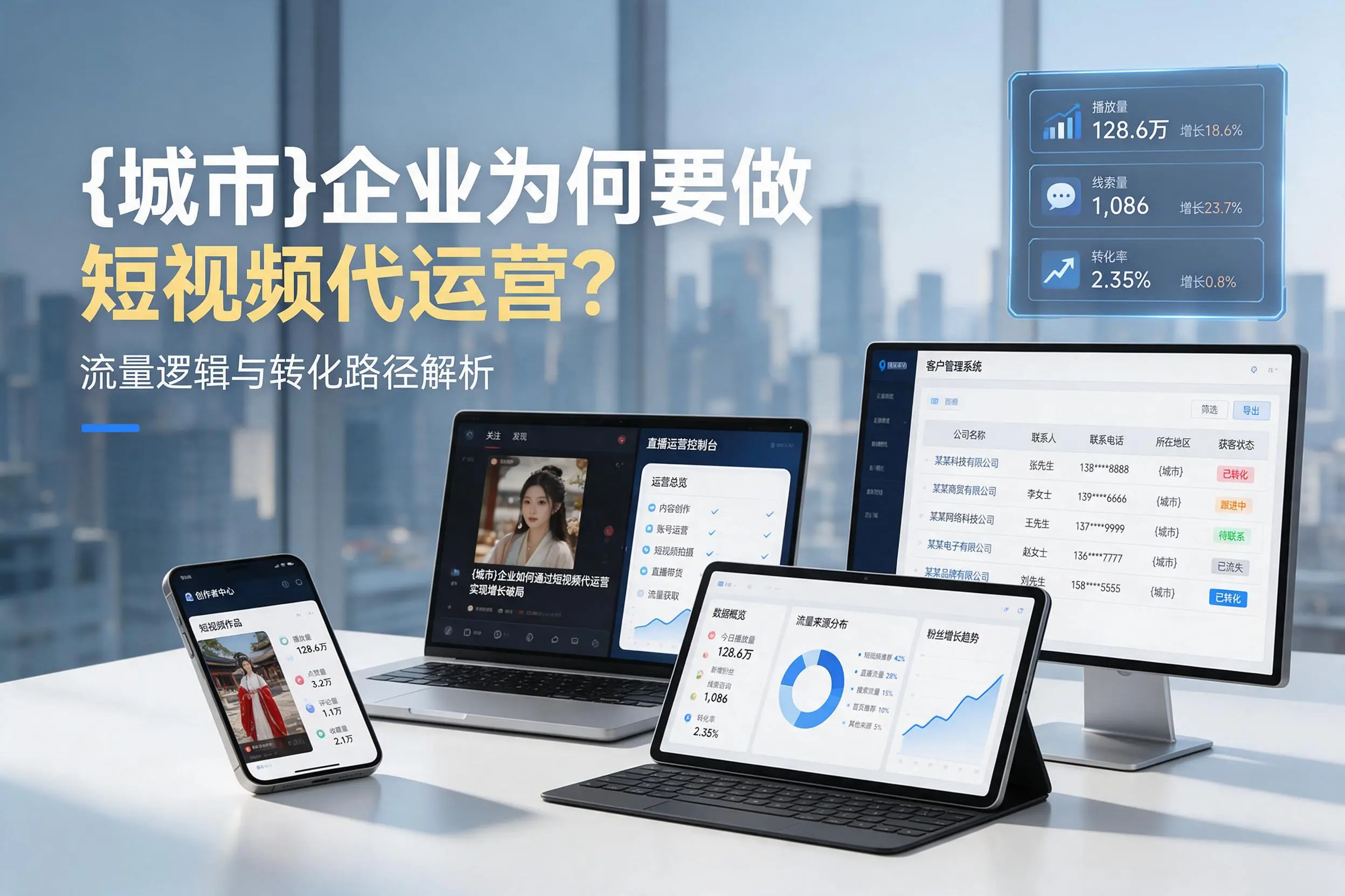 定安企业为何要做短视频代运营？流量逻辑与转化路径解析