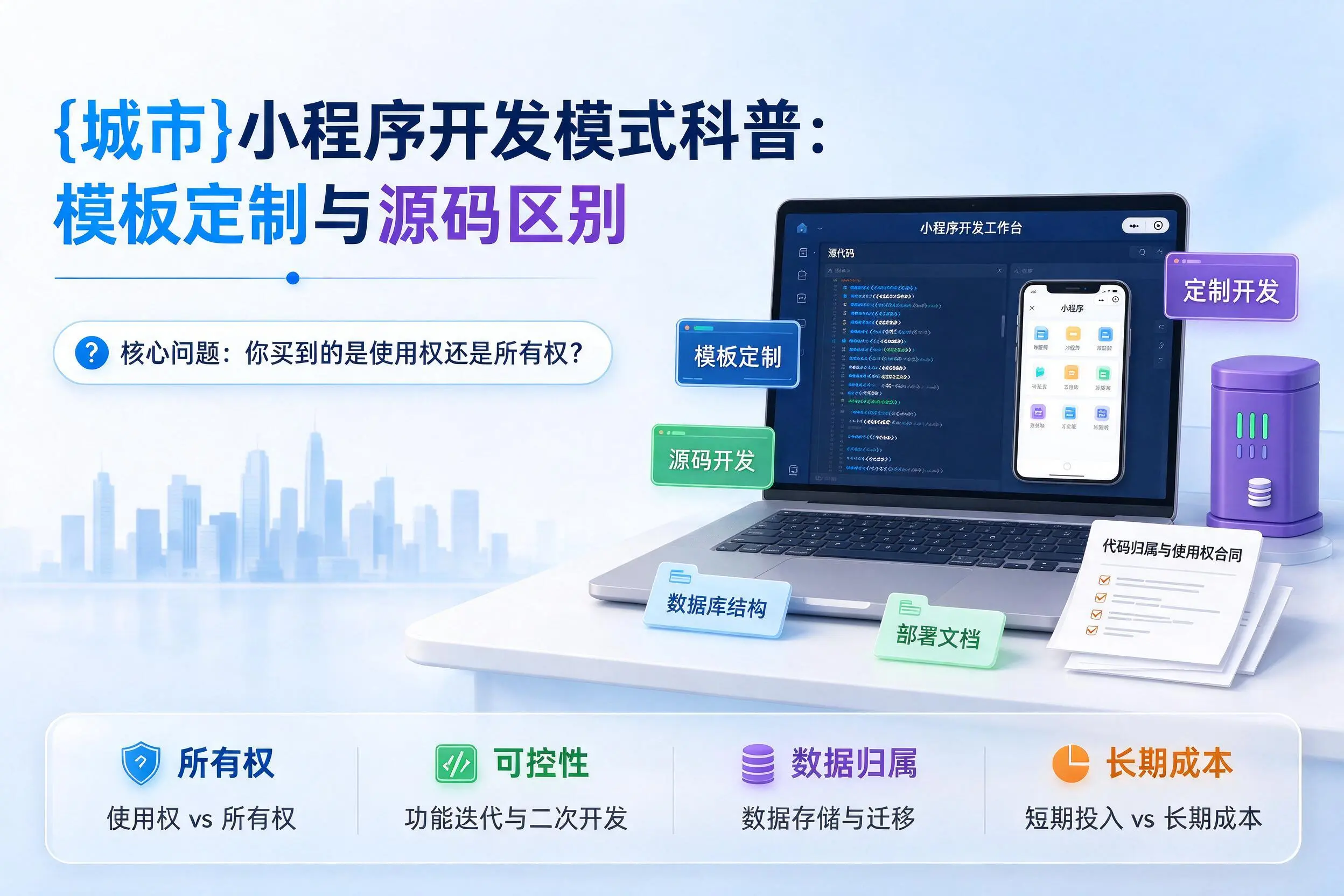 定安小程序开发模式科普：模板定制与源码区别