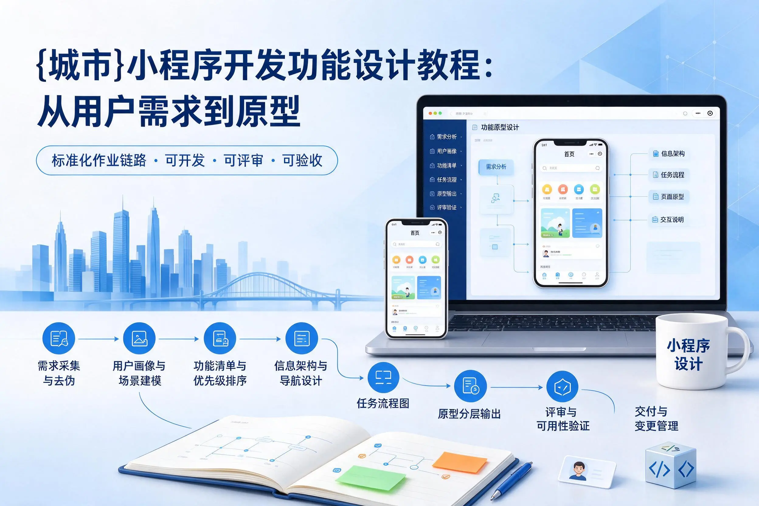 定安小程序开发功能设计教程:从用户需求到原型